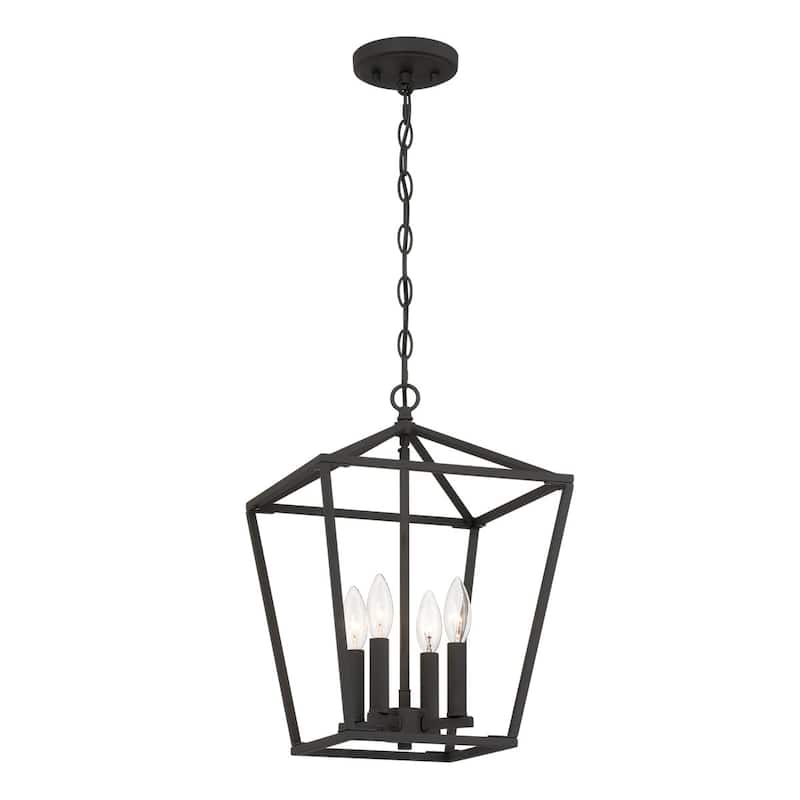 Acroma 4 Light 12In Lantern Square Pendant-UL