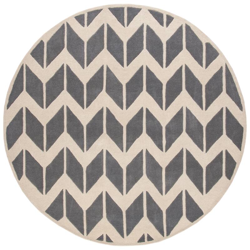 SAFAVIEH Handmade Chatham Aloyse Modern Wool Rug