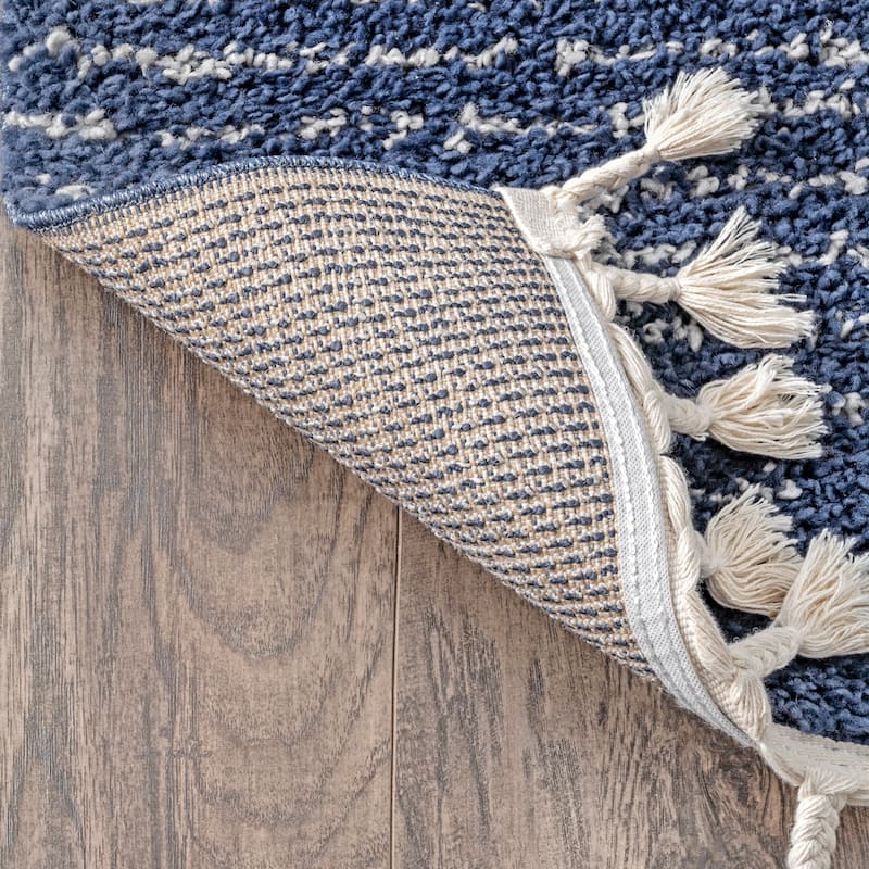 Nuloom Denton Diamond Shag Tassel Area Rug