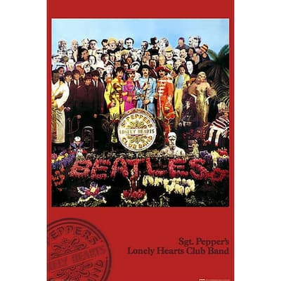 Beatles Sgt Pepper (Album Cover) Art Poster - 24 x 36 Inch
