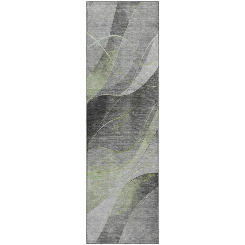 Premium Washable Super Soft Modern Waves Mayfield Rug