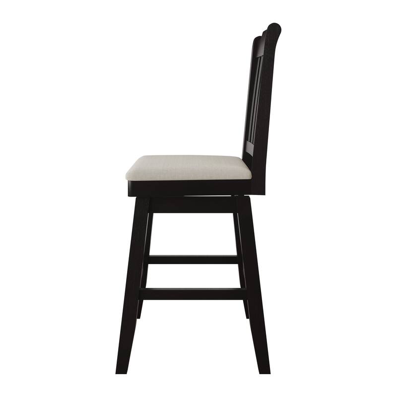 CraftPorch Classic Swivel Counter Chairs with Round Table