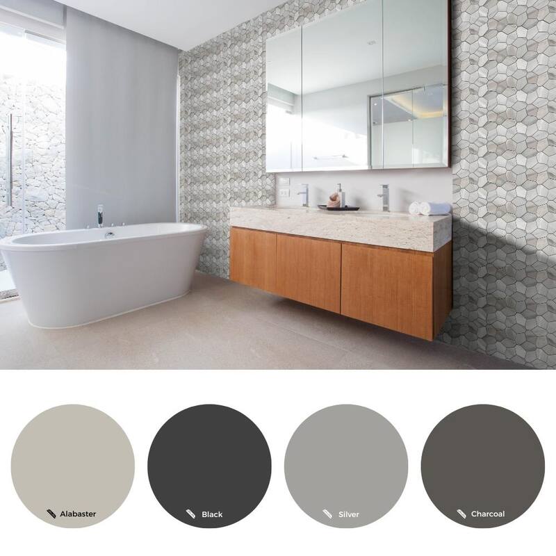 The Tile Life Stately Oasis 14x16 Porcelain Floor & Wall Tile