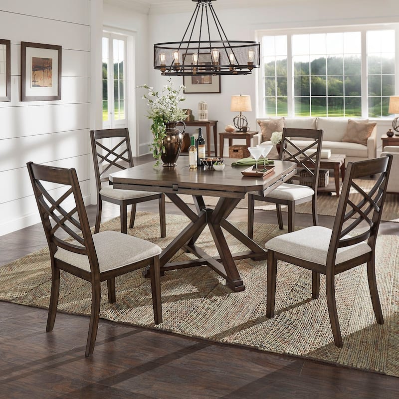 Garrison Espresso Convertible Dining Set by iNSPIRE Q Modern