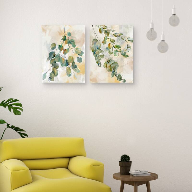 Eucalyptus I-II by Studio Arts Canvas Art PrintS