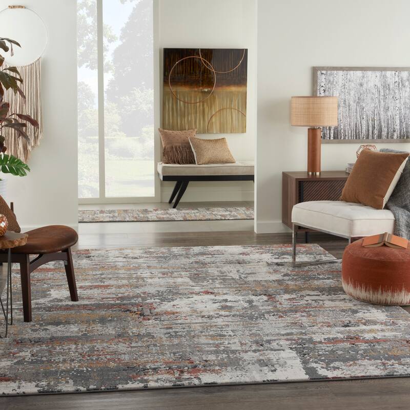 Nourison Ludlow Boho Abstract Glam Area Rug