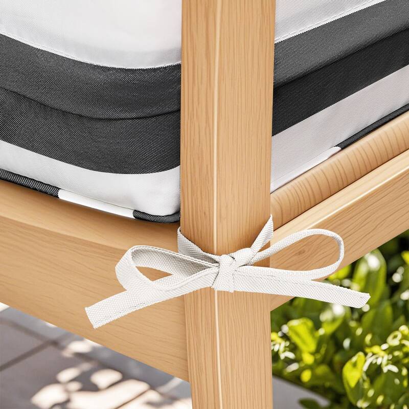 24"x24"x5"Waterproof Outdoor Deep Seat Cushion Set for Patio Furniture