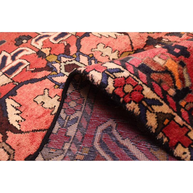 ECARPETGALLERY Hand-knotted Kayseri Vintage Light Red Wool Rug - 3'2 x 10'2