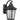 Marquette 1-Light Black Traditional Outdoor Wall Lantern Light - 10.240" x 16.140" x 11.420"