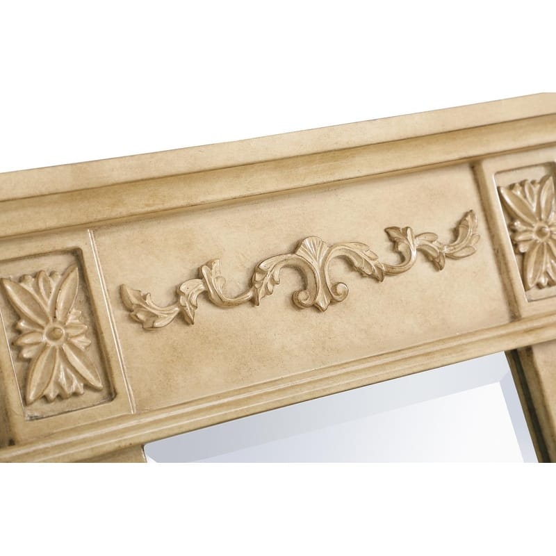 Elegant Lighting Antique Beige Vanity Mirror (22" x 28")