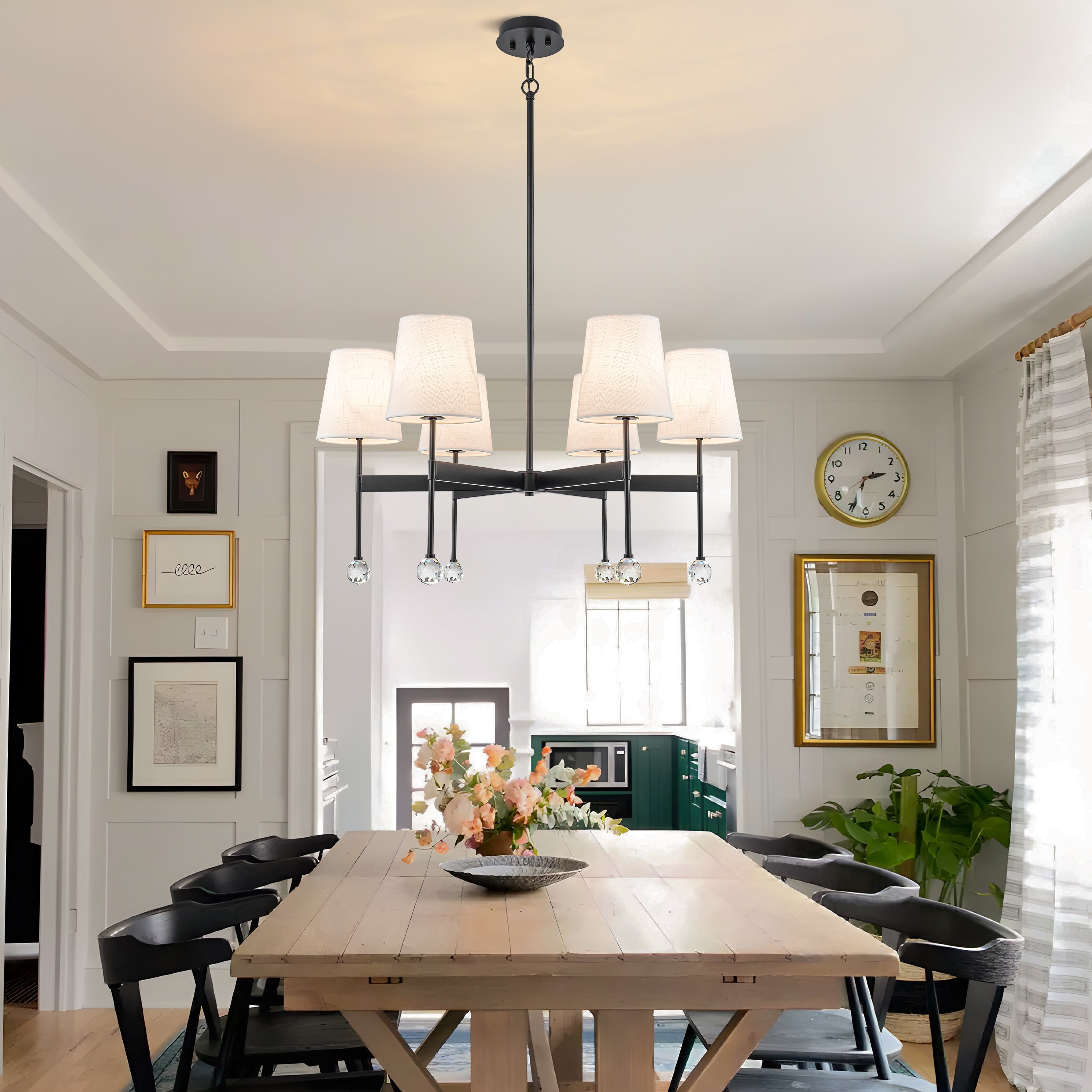 Starsky 6 - Light Dimmable Classic / Traditional Chandelier With