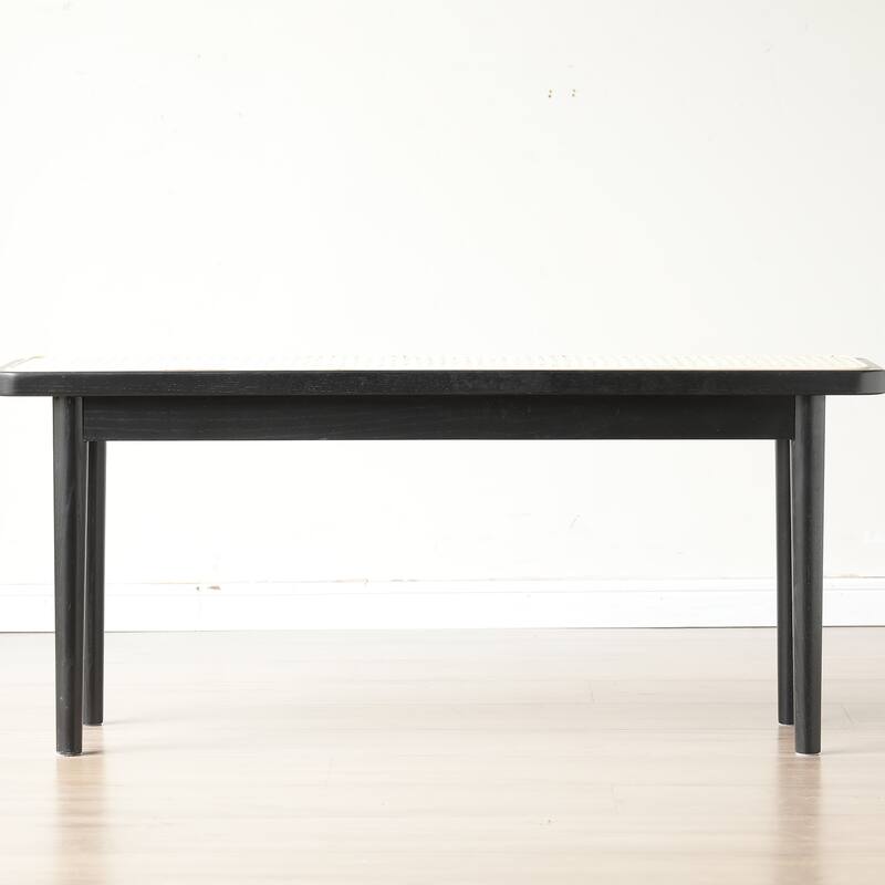 Modern Solid Oak Wood Dining Bench for Bedroom, Entryway, Living Room