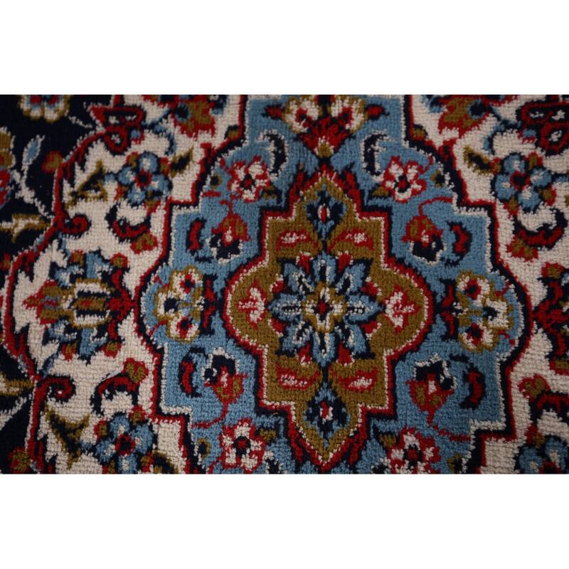 Floral Kashan Turkish Rug Oriental Machine-Made Carpet - 9'8" x 13'3"