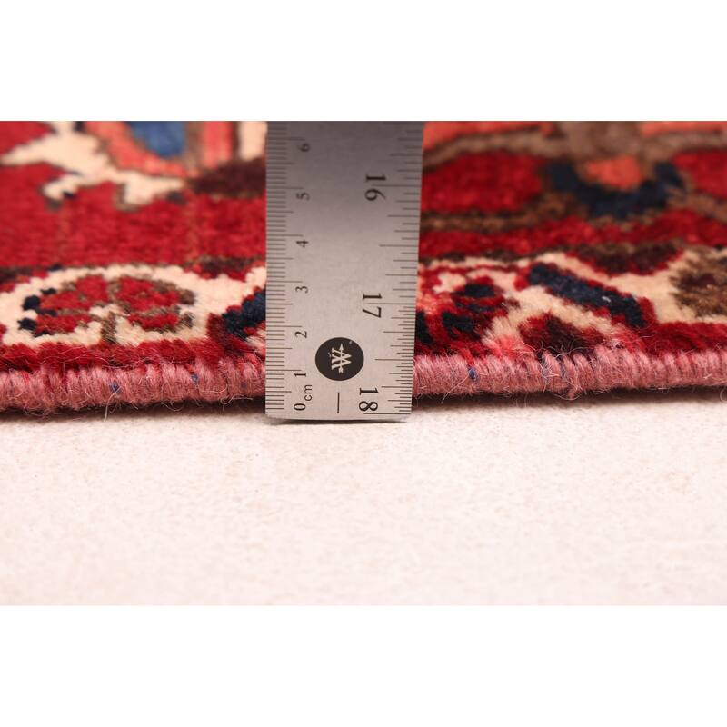 ECARPETGALLERY Hand-knotted Anatolian Vintage Red Wool Rug - 5'0 x 8'3