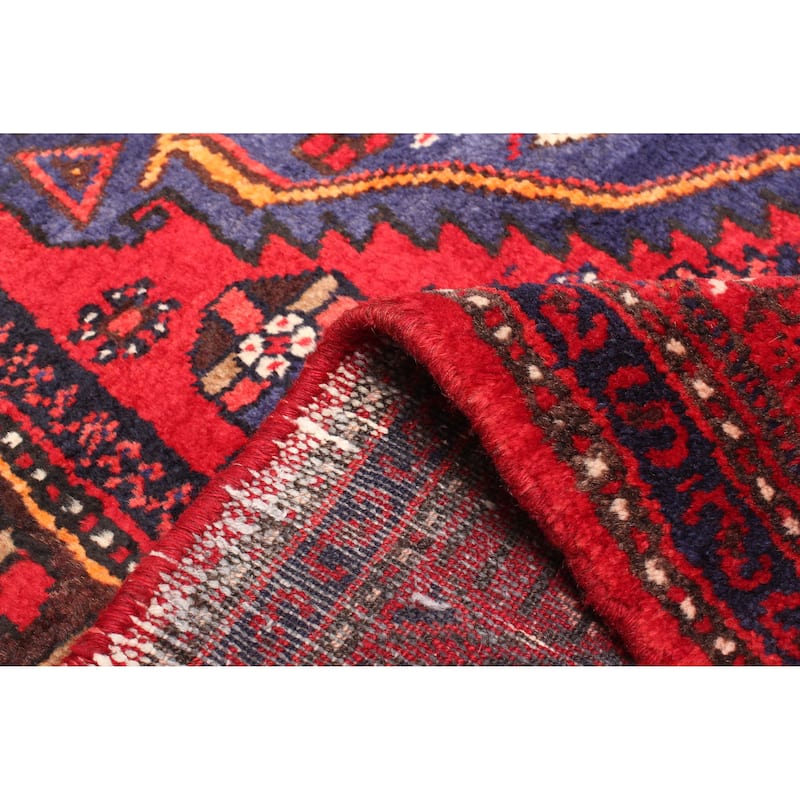 ECARPETGALLERY Hand-knotted Andelz Red Wool Rug - 4'2 x 7'0