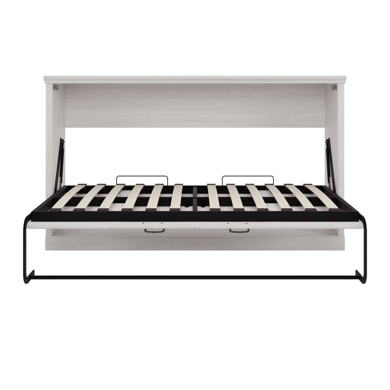 Twin/Full Murphy Bed Wall Bed, Folding into a Cabinet, Space Saving Bedroom Furniture for Multipurpose Guest Room, Home Office