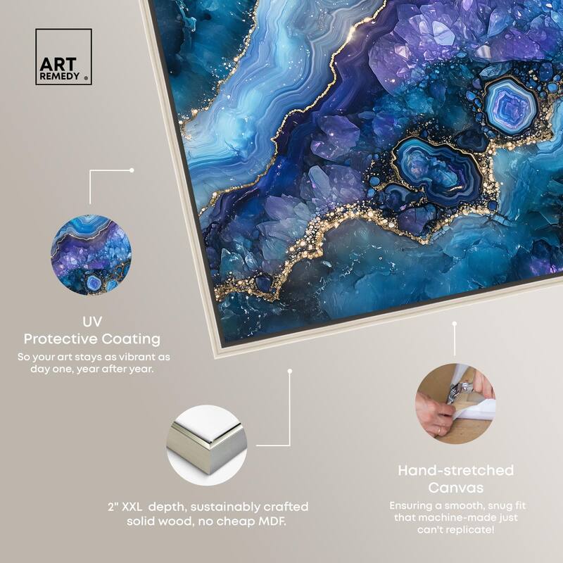 Galactic Geode II Canvas by Art Remedy