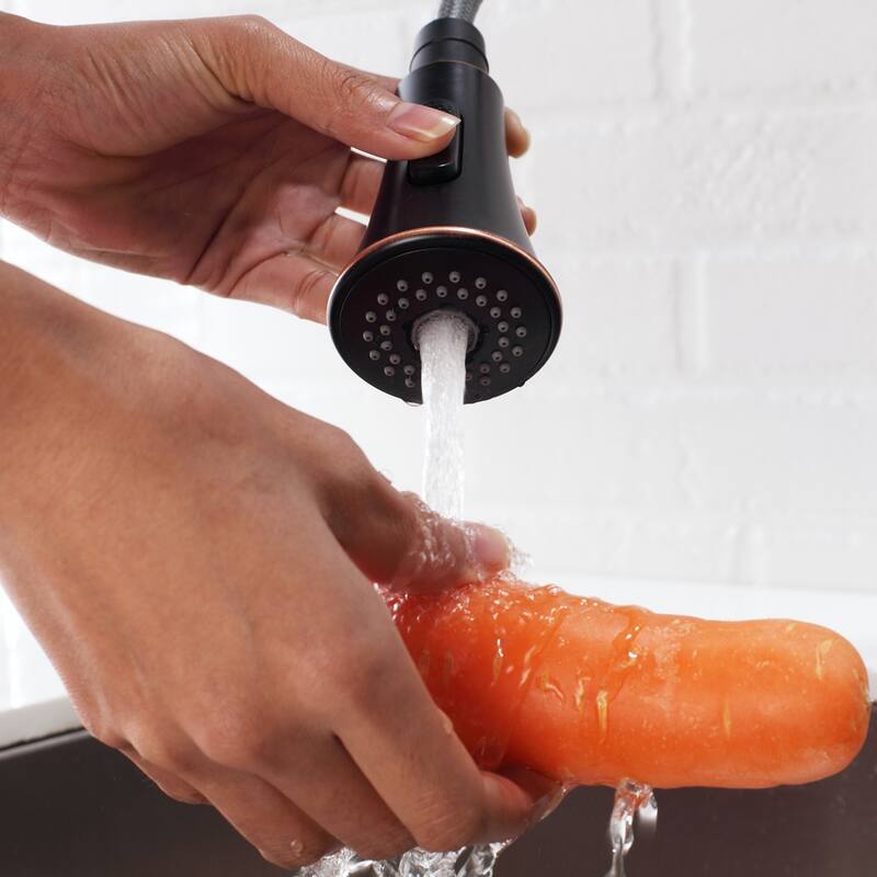 Kitchen Faucet with Pull Out Spraye, Oil-Rubbed Bronze