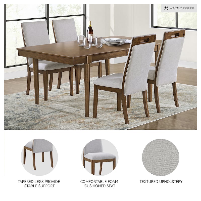 Signature Design by Ashley Lyncott Gray/Brown Dining Chair - 20.13" W x 25.13" D x 40" H