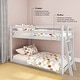 preview thumbnail 14 of 24, Now Furniture Low Bunk Bed for Kids, Twin over Twin