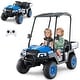 preview thumbnail 2 of 38, Costway 24V 7AH Kids Golf Cart 4WD 2 Seater Ride on Car with Sun Shade