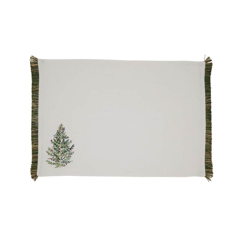Christmas Trees Placemat (Set of 4) - 13"x19" - Set of 4