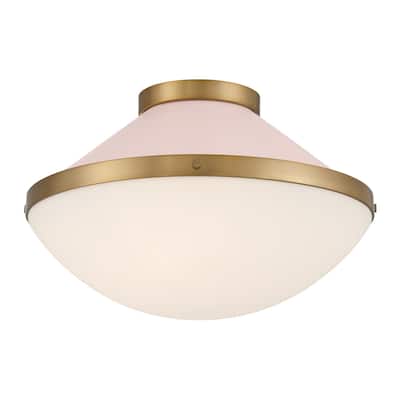 Crystorama Lighting Group XAN-8002 Xander 2 Light 16" Wide Flush Mount
