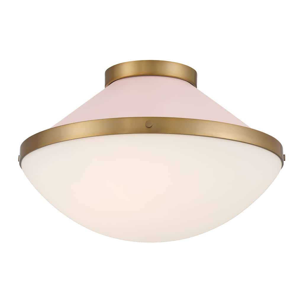 Crystorama Lighting Group XAN-8002 Xander 2 Light 16" Wide Flush Mount