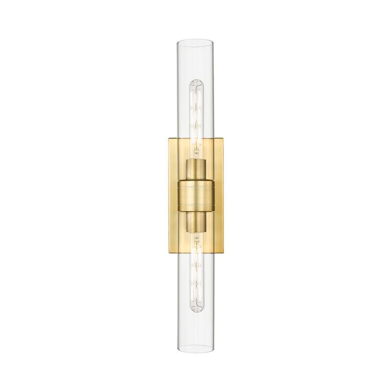 Innovations Lighting 617-2W-3-24 Ballston Urban Vanity Ballston Urban - Satin Gold / Clear