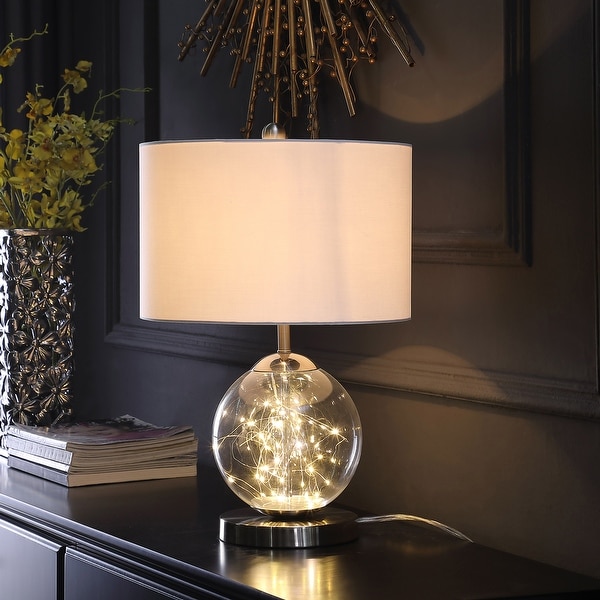 Mid century glass lamp discount