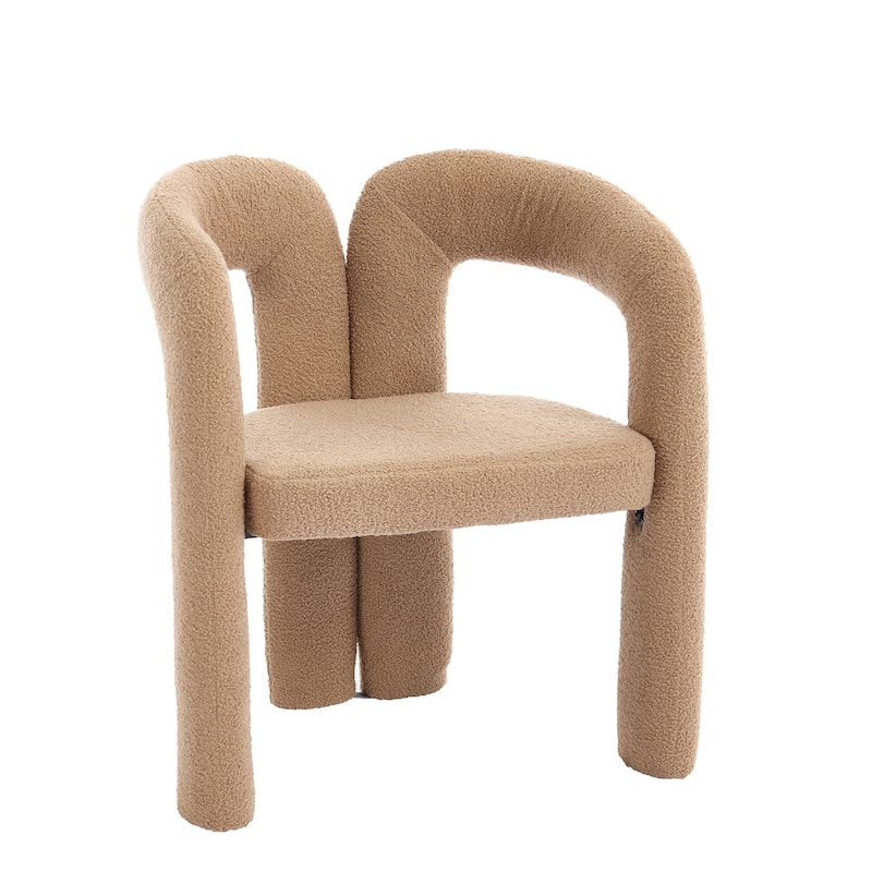 Contemporary Designed Velvet Fabric Upholstered Accent/Dining Chair/Barrel Side Chairs Armchair For Living Room Set Of 2