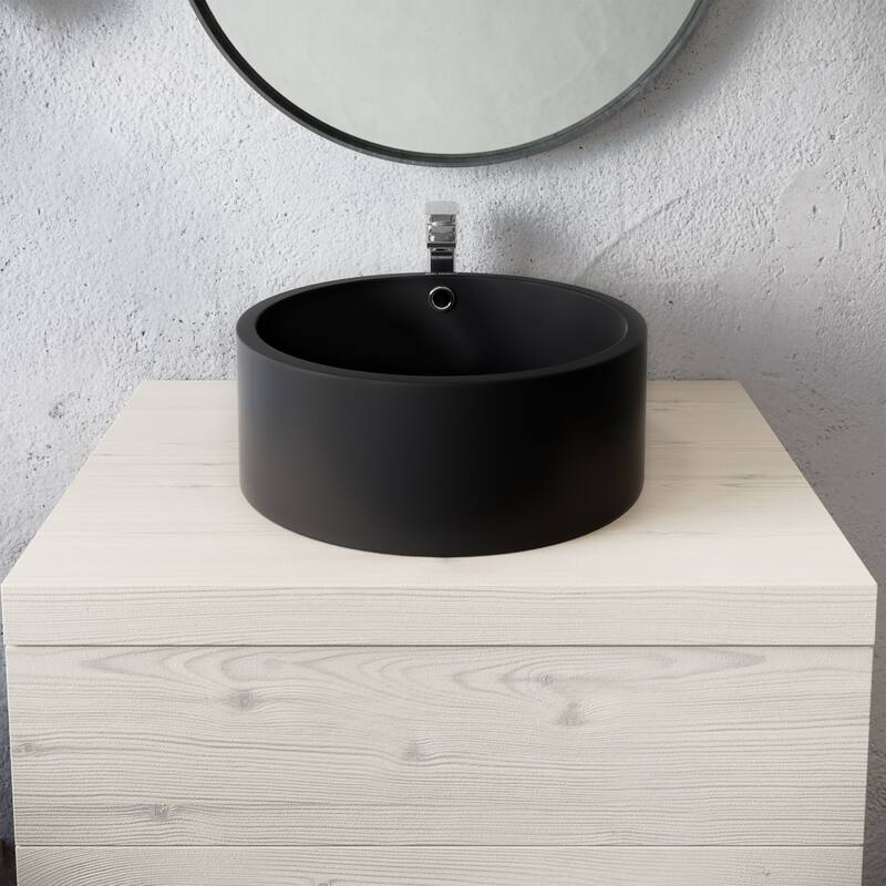 Swiss Madison Monaco® Round Ceramic Bathroom Vessel Sink