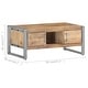 preview thumbnail 7 of 10, vidaXL Coffee Table 37.4"x19.7"x15.7" Rough Mango Wood