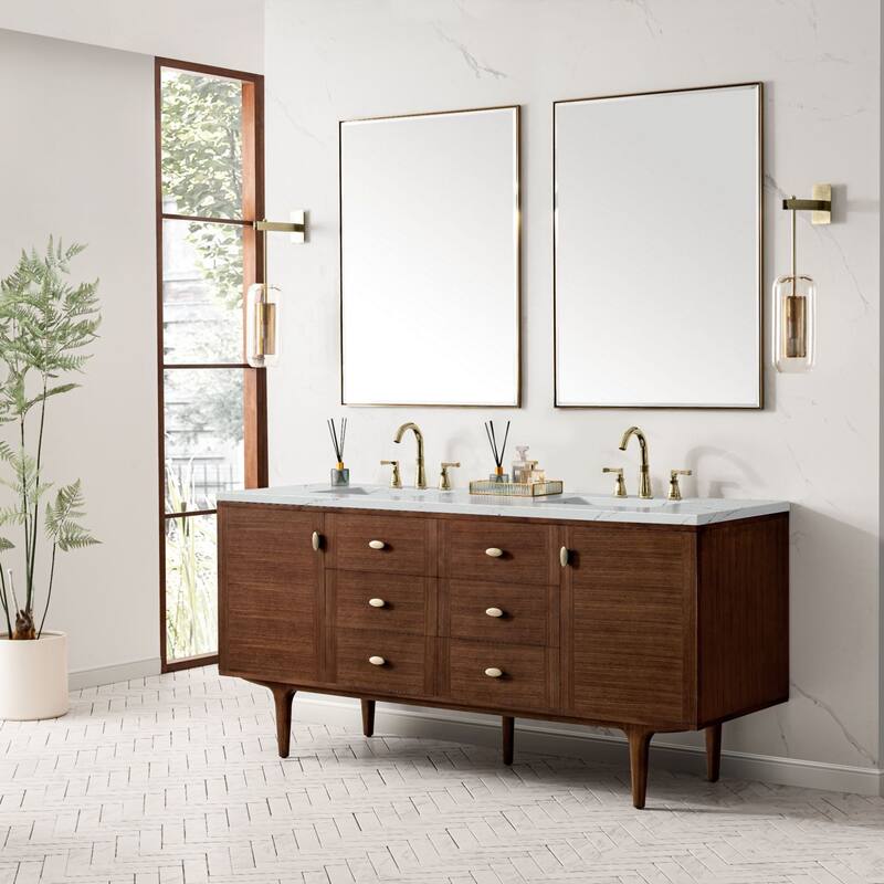 James Martin Vanities 670-V72-3ENC Amberly 72" Free Standing or Wall