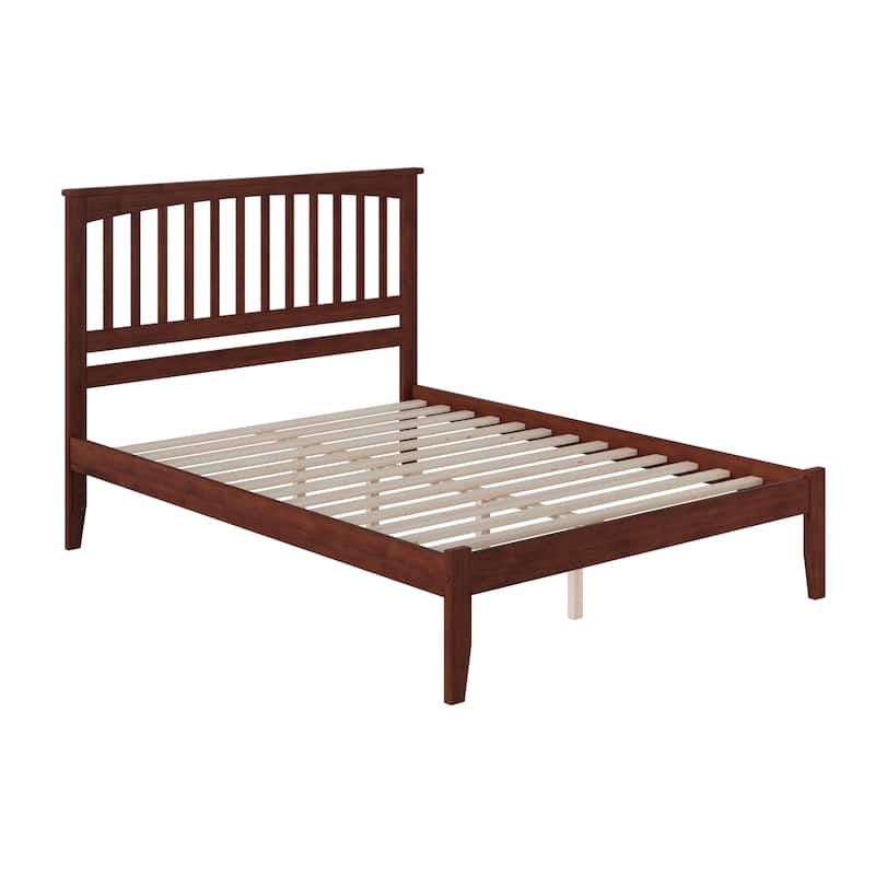 Mission King Platform Bed in Walnut