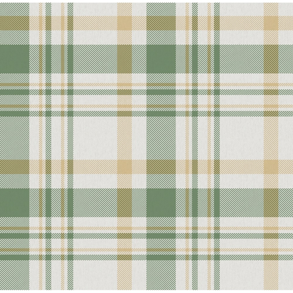 Galerie Wallcoverings Spring Blossom Check Plaid Non-woven Matte Wallpaper Roll