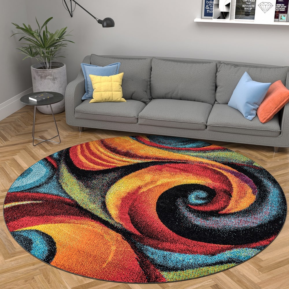 Rhapsody Modern & Contemporary Abstract Indoor Area Rug