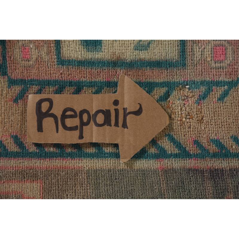 Hand Knotted Oriental 100% Wool Carpet Traditional Tribal Multi-Colored Ardebil Area Rug - 7' 4'' X 4' 0''