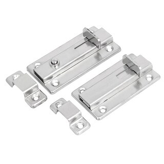 Spring Lock Barrel Stainless Steel Spring Loaded Automatic Latch Lock Barrel Bolt Silver ...