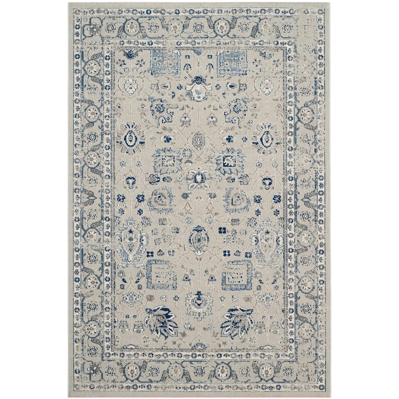 SAFAVIEH Artisan Adelmina Distressed Oriental Rug - 5'1" x 7'6" - Silver/Silver