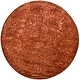 preview thumbnail 10 of 61, SAFAVIEH Handmade Silk Road Fransien Traditional Oriental Wool Rug 3'6" Round - Rust - Round