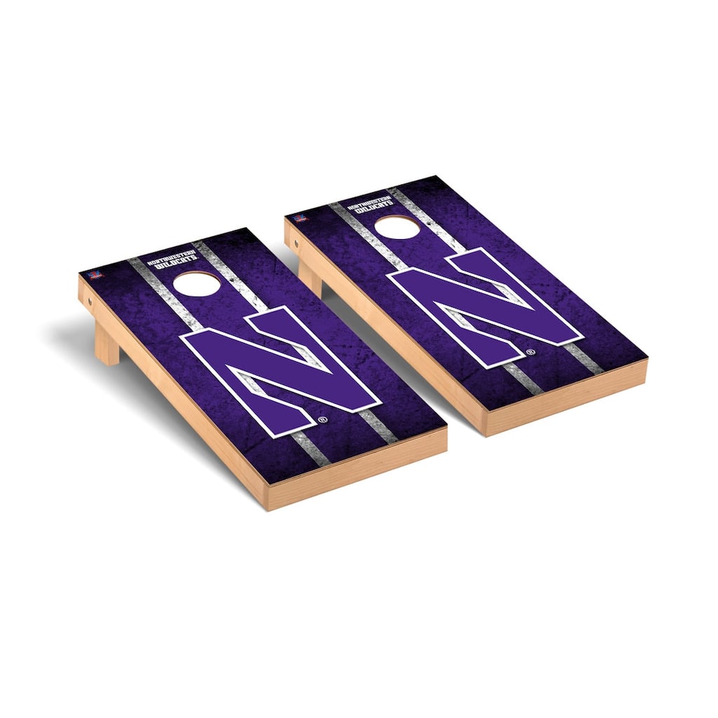 Northwestern Wildcats Vintage Cornhole Board Set