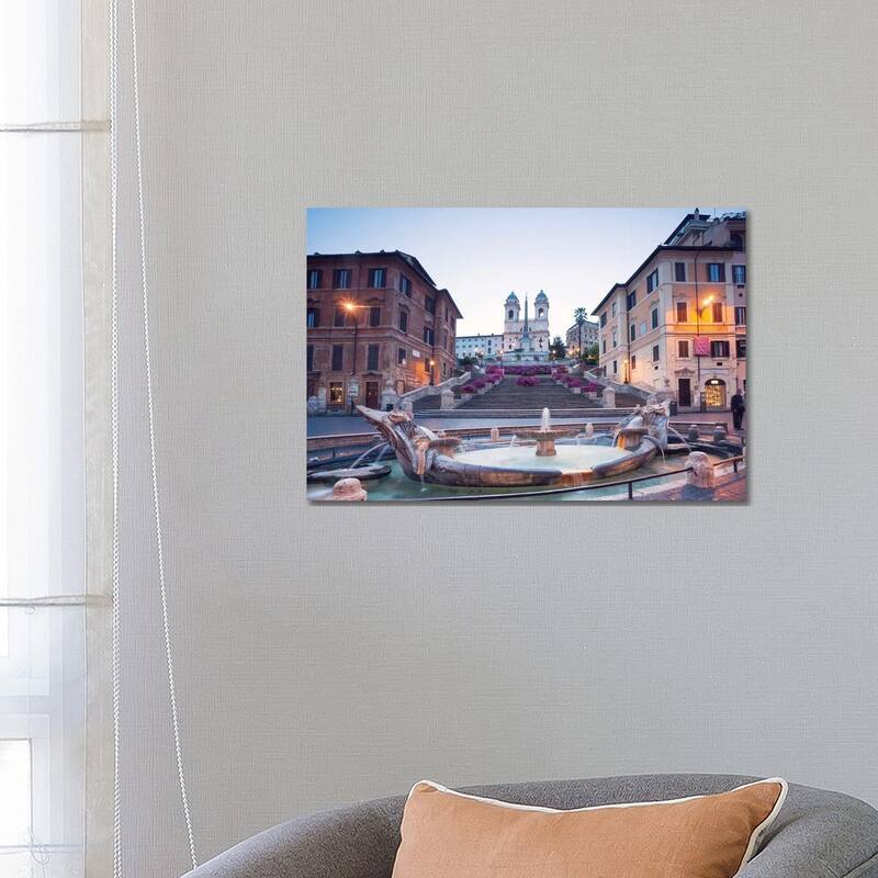 iCanvas "Spanish Steps, Rome" by Matteo Colombo Canvas Print - 18x26x1.5