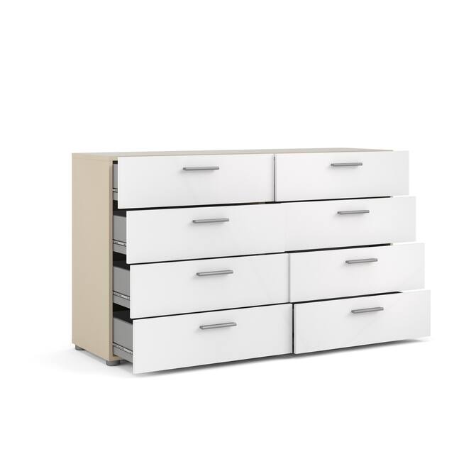 Porch & Den Angus Space-saving 8-Drawer Double Dresser