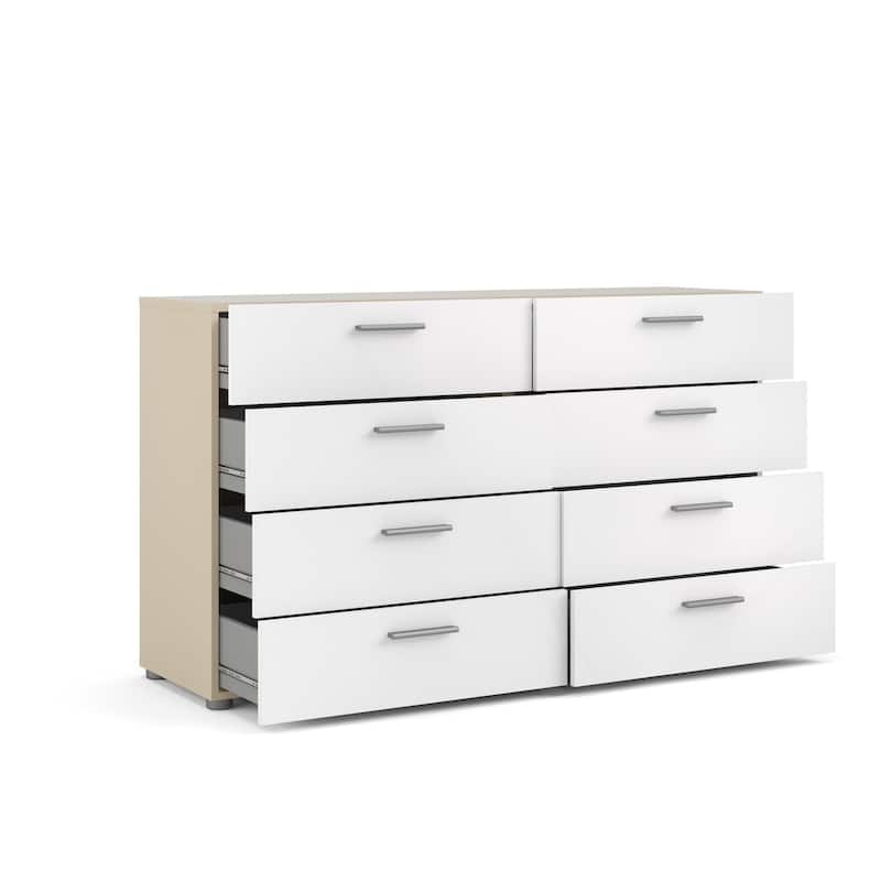 Porch & Den Angus Space-saving 8-Drawer Double Dresser