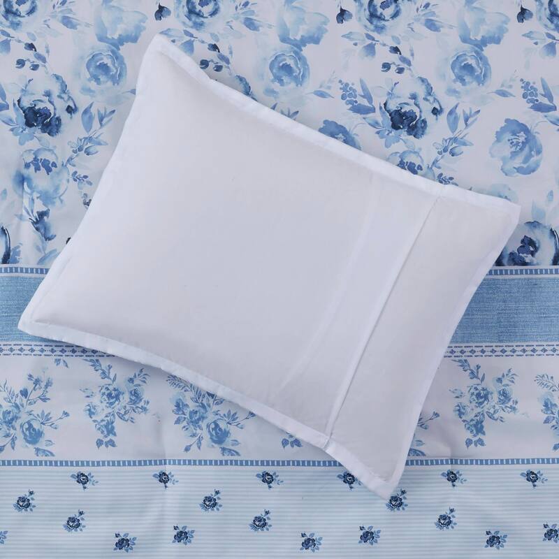 Intelligent Design Kaia Floral Striped Comforter Set