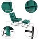 preview thumbnail 64 of 67, MCombo Accent Chair with Ottoman,Velvet Modern Side Pocket Metal Legs Club Chair,0014