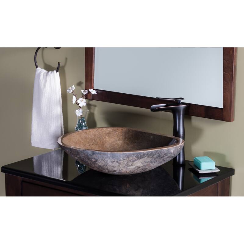 Miseno Natural Stone 17" Specialty Vessel Bathroom Sink