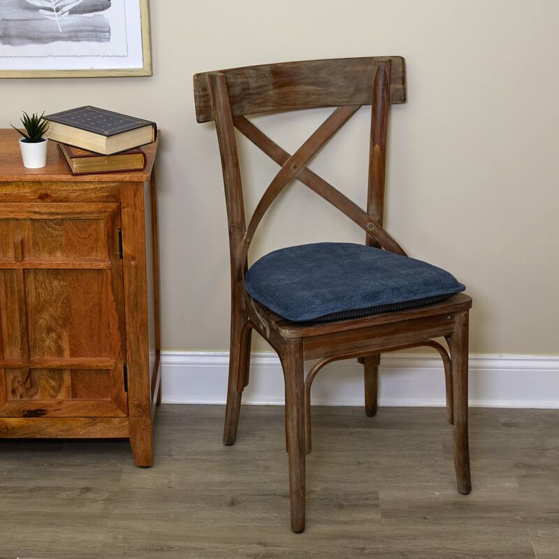 Klear Vu The Gripper Corduroy Non-Slip Chair Cushions