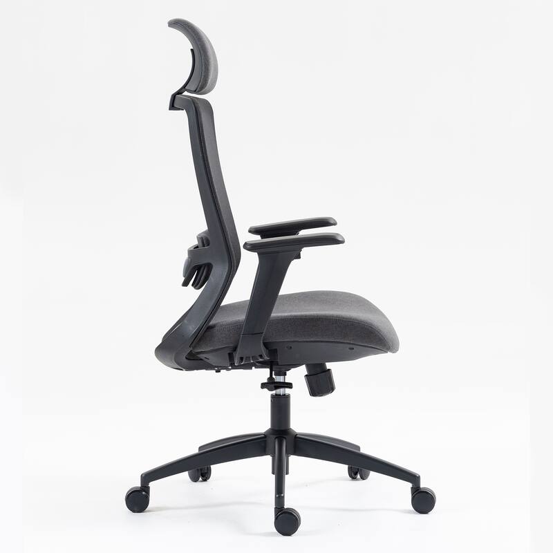 High Back Mesh Office Chair, Breathable Wide Mesh Seat&Seat Depth Adjustment